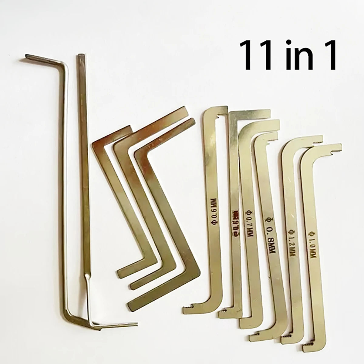 New 6 pieces/11 pieces Lock Tension Wrench ,Replacement Turning Tool Locksmith Pick Tool