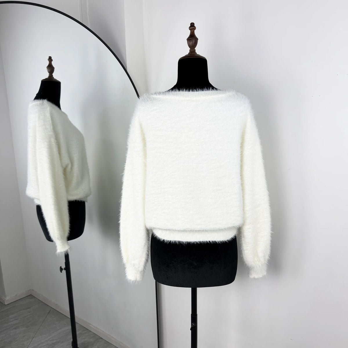 Women's Plush Loose Pullover Sweater