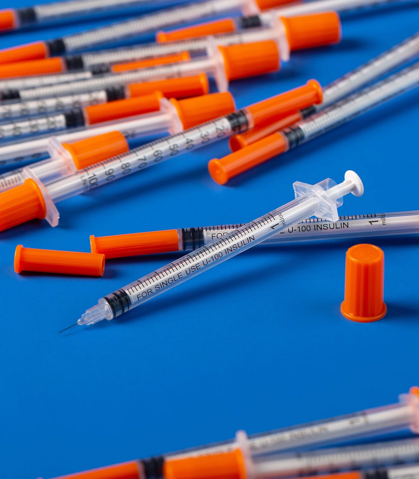 1ml/cc Insulin Syringe Disposable Syringe with Needle, Sterile Individually Packed for Pets, Lab Use
