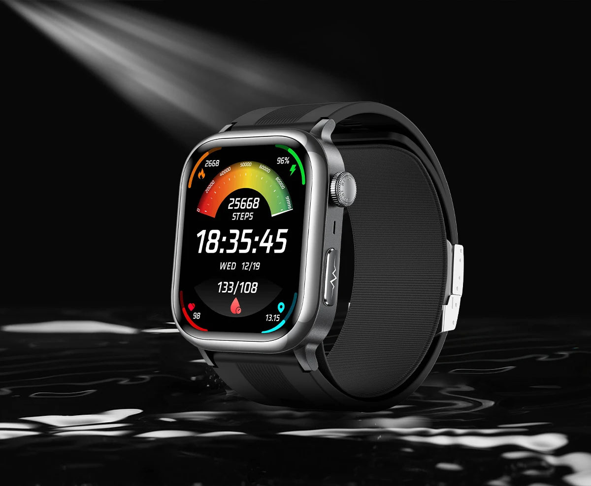 2026 New Air Pump+Air Bag+NFC Health SmartWatch Precise Blood Pressure Blood Fat Monitoring Voice Call Smartwatch For Men Women