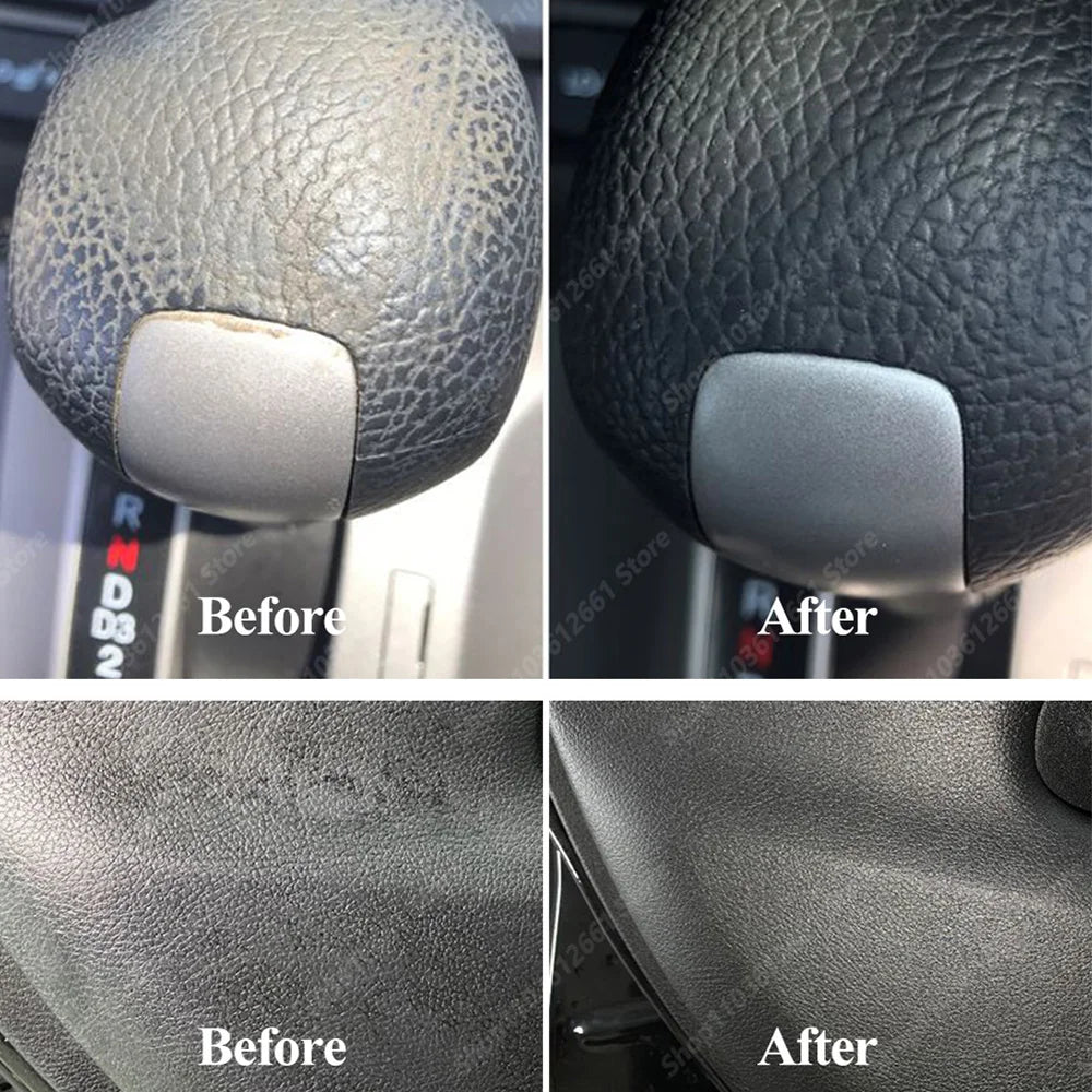 All-in-1 Car Interior Scratch Repair Paste - Plastic Leather Scratch Fix, Polishing & Anti-Aging for Tires Seats Steering Wheel