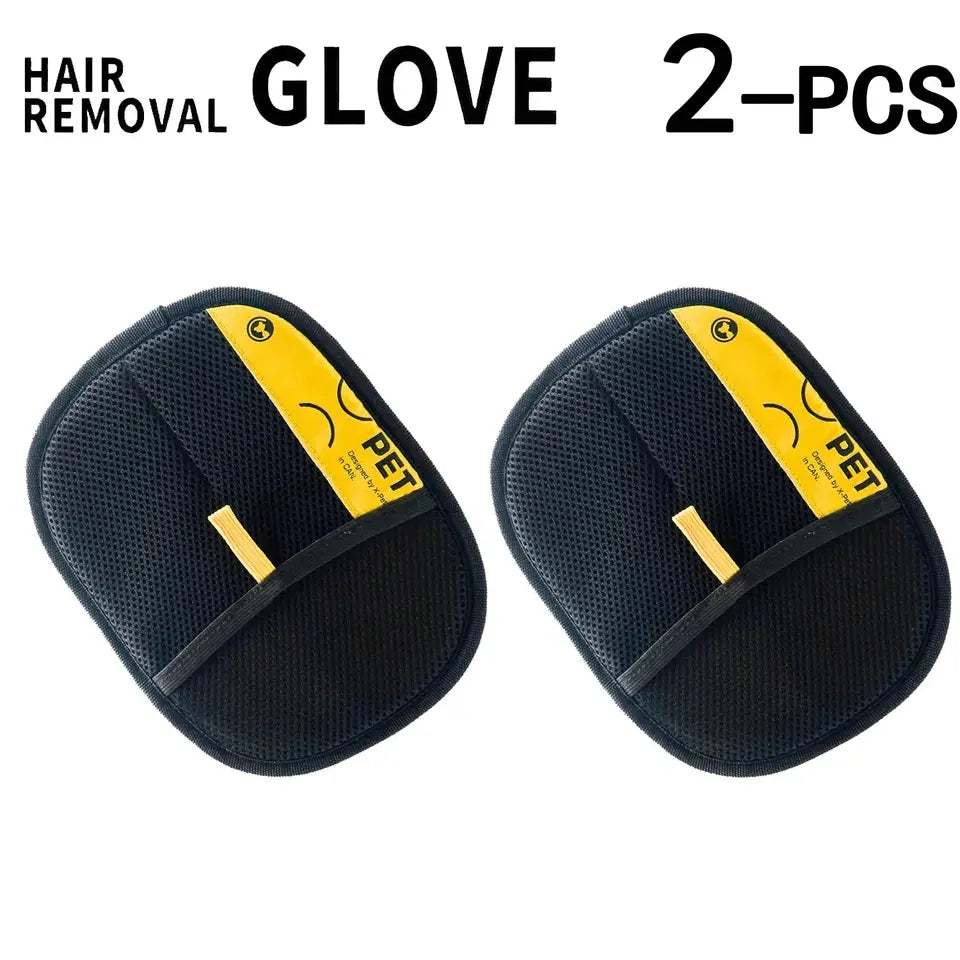 Two-Way Electrostatic Pet Hair Removal Glove – Static Brush for Cat & Dog Fur on Clothes & Furniture | 1–2 Pack