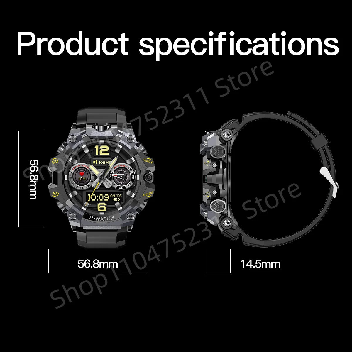 5g Full Netcom Smartwatch 1.508 inch Amoled HD Screen inset 4g/5g Sim Card GPS WIFI IP68 Waterproof Swimming  Sport Smart Watch