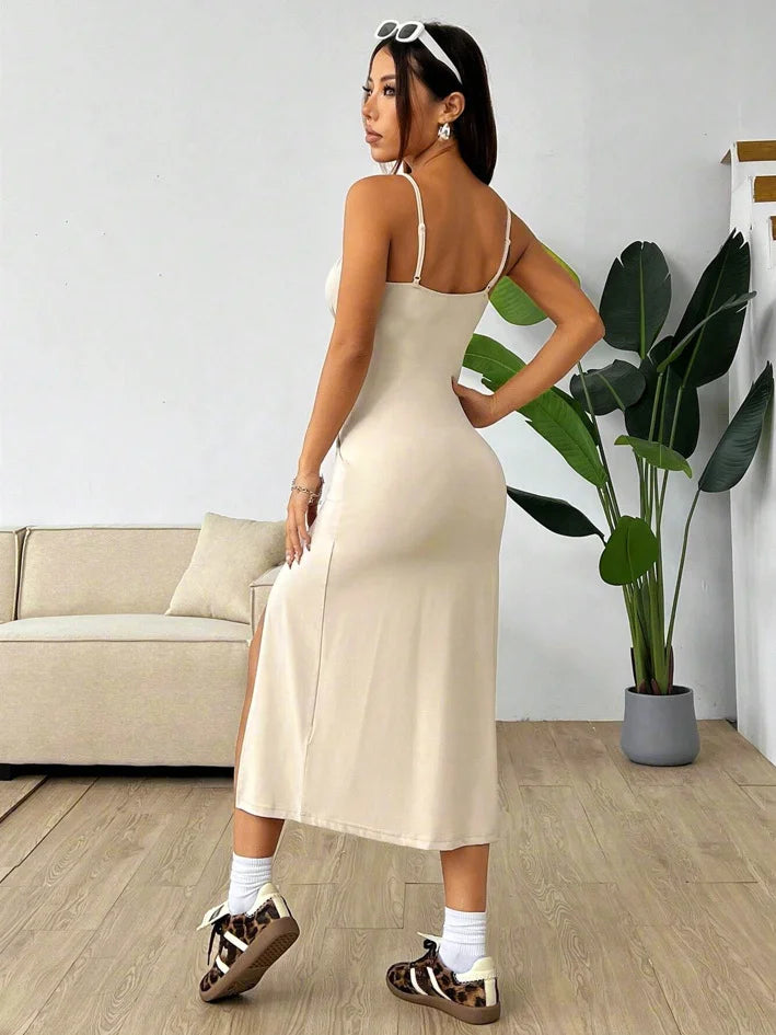 Slit Cami Dress: Your Daily Essential