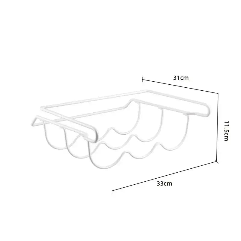 Refrigerator Bottle Holder Rack - Beer and Wine Stacking Shelf - photo 6
