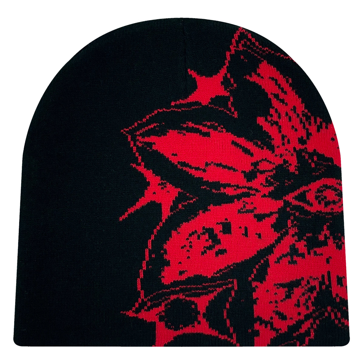 Jacquard Pattern Beanie, Unisex Knit Hat