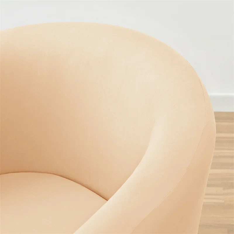 1PC Stretch Club Chair Cover Water Repellent Solid Color Arc Sofa Covers Single Removable Seat Slipcover Hotel Bar Counter Decor