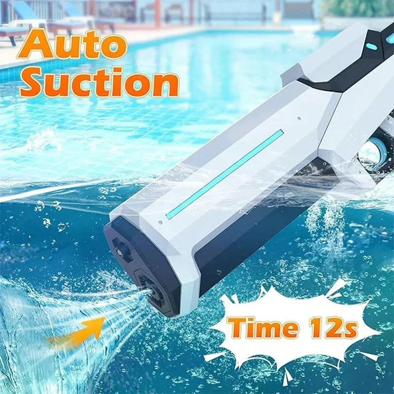 Electric Water Gun for Adults — Automatic Squirt Summer Blaster