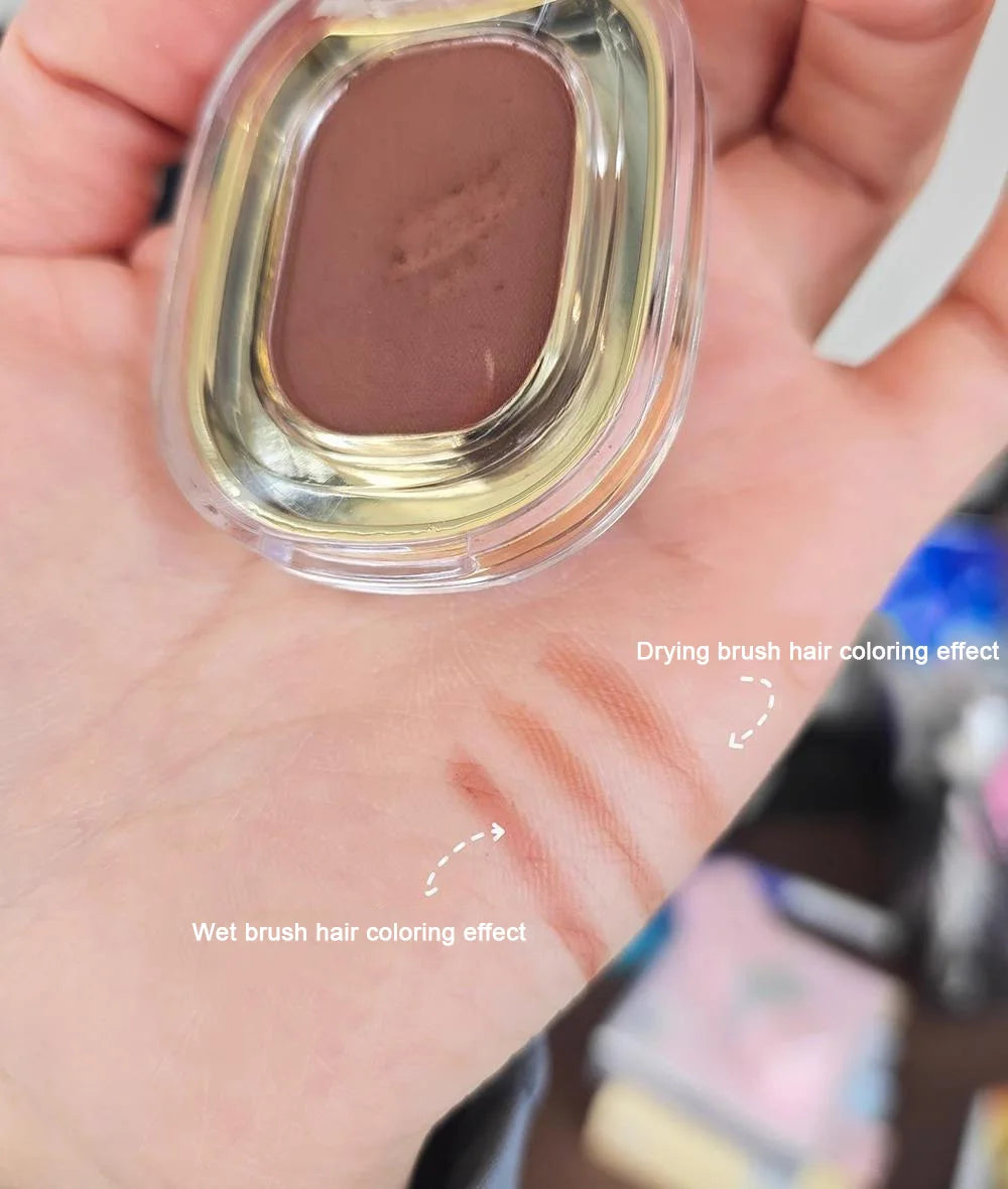 Red Brown Monochrome Eyeliner Eyeshadow Powder Palette Silky Matte Chocolate Lying Silkworm Eyeliner Waterproof Aegyo-sal Makeup