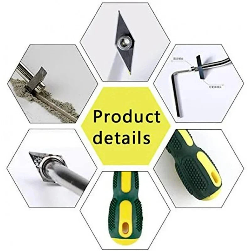 Tungsten Steel Tile Grout Remover with Replaceable Blade - view 5