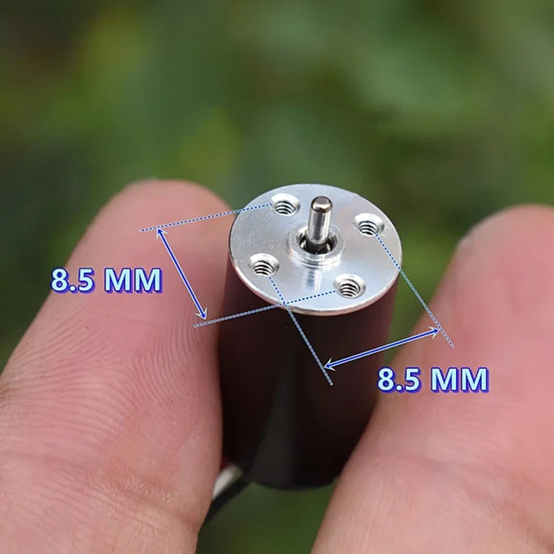 1220 Mini 12mm*20mm 3-Phase Inner Rotor Brushless Motor DC 7.2V 43600RPM High Speed Power Ball Bearing DIY RC Car Boat Model