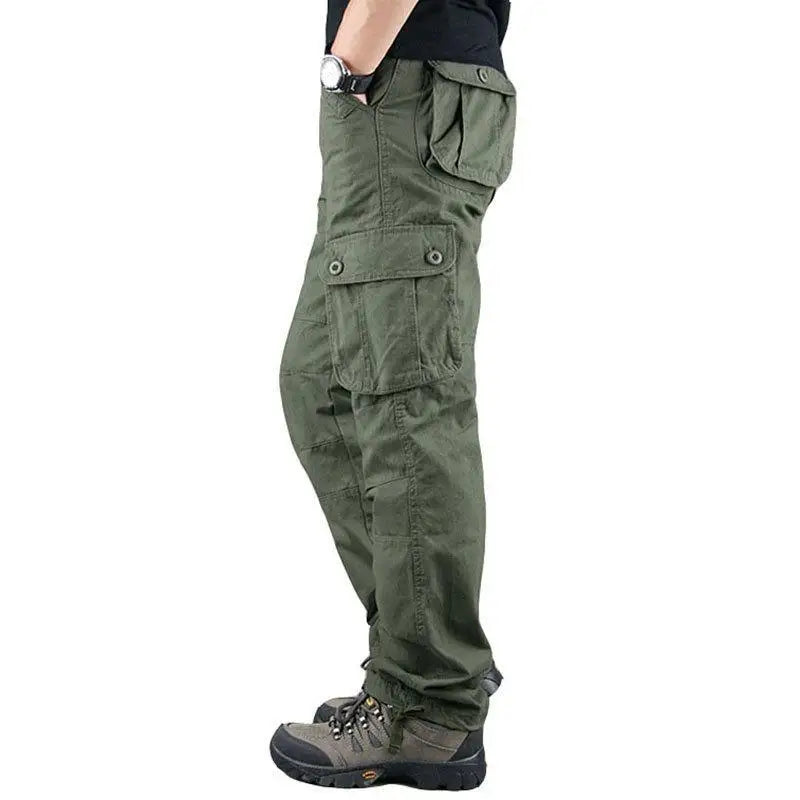 2026 Tactical Cargo Pants Men Cotton Overalls Outdoor Work Trousers Big Size Hombre Clothing Camo Hiking Pants Multiple pockets