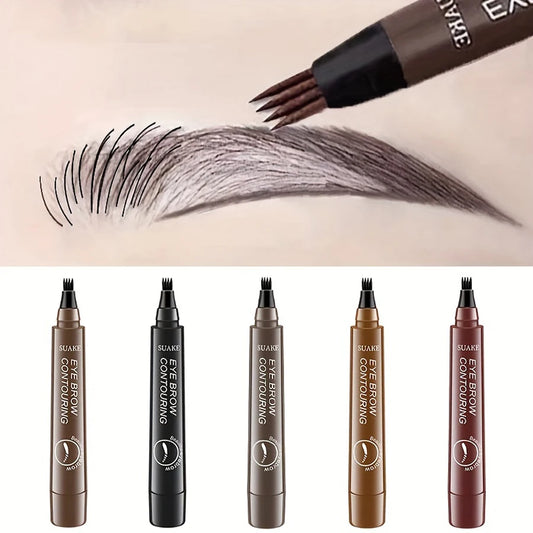 Waterproof Microblading Eyebrow Pen - 4-Prong Tip