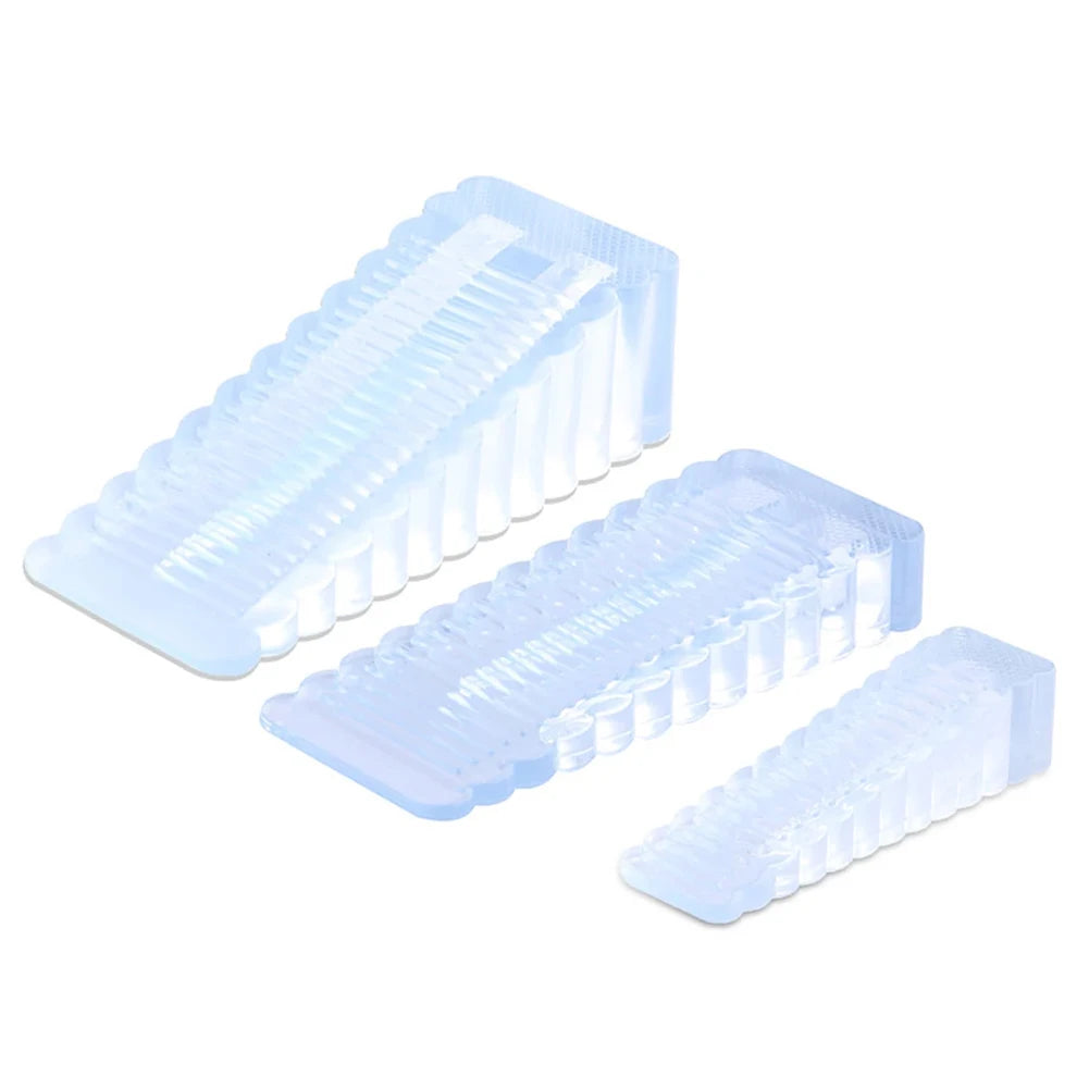 Door Stops Rubber Door Stopper Silicone Anti-collision Safety Door Stoppers Door Joints For Household Hardware Tools