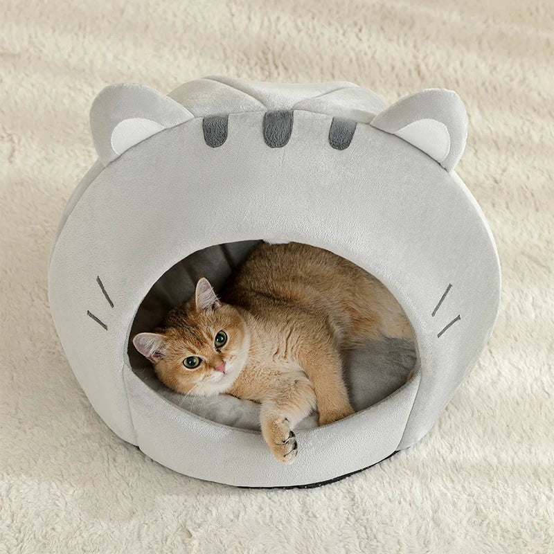 Super Warm Cat House - Kitten Cave Cushion and Small Dog Tent Bed - photo 3