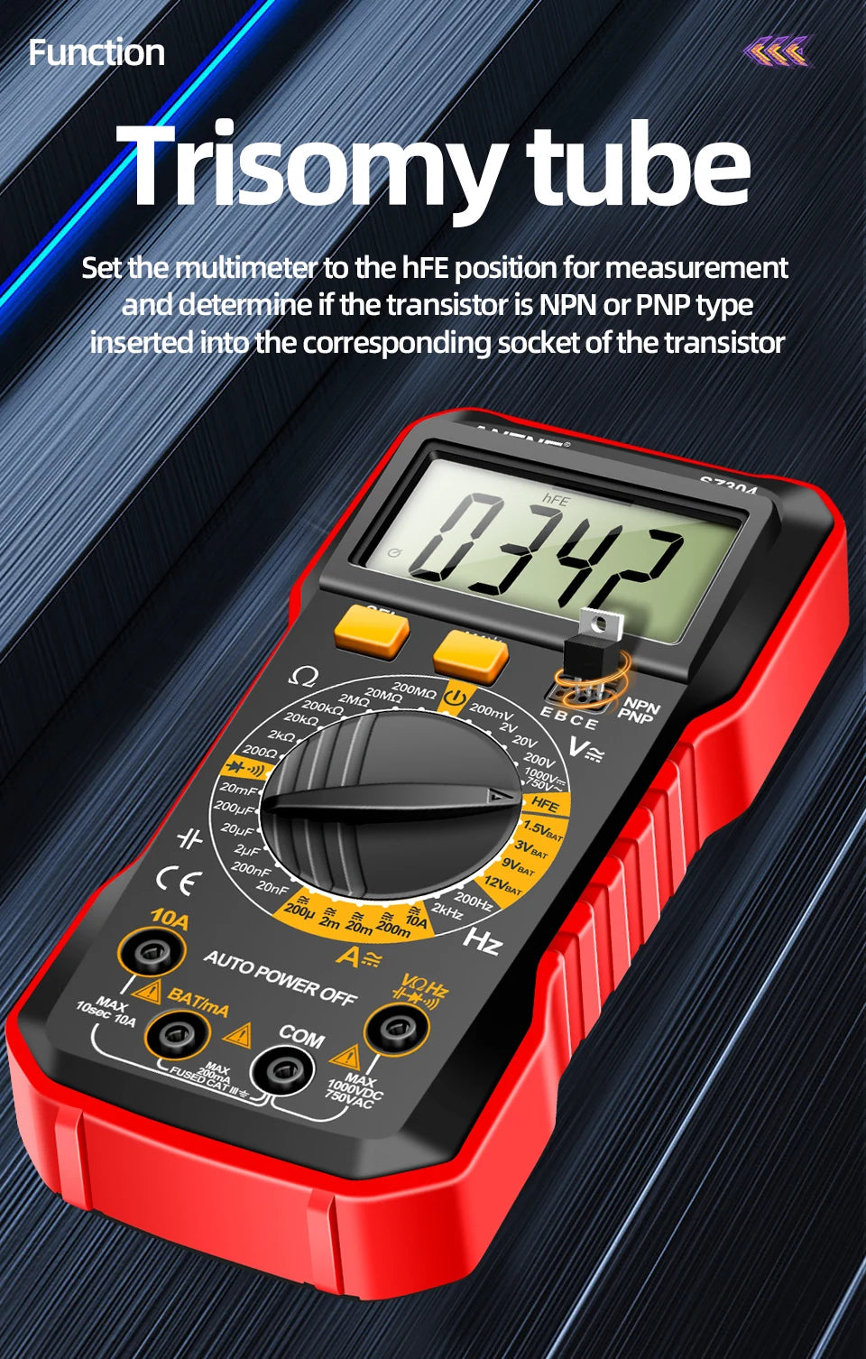 ANENG SZ304 Digital 2026 Counts Multimetes AC/DC Votage Current Resistance Ohm NCV High Precision Professional Multimetro Tester