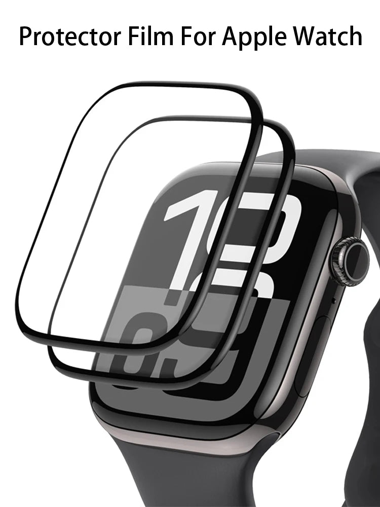 1-5PCS Screen Protector for Apple Watch 10 9 8 7 6 5 40MM 41MM 42MM 44MM 45MM 46MM Not Tempered Glass Film IWatch Ultra 2 49MM