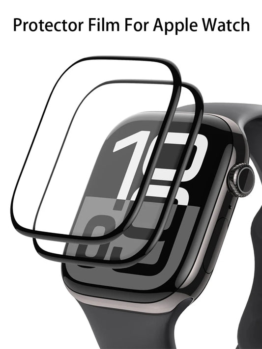 1-5PCS Screen Protector for Apple Watch 10 9 8 7 6 5 40MM 41MM 42MM 44MM 45MM 46MM Not Tempered Glass Film IWatch Ultra 2 49MM