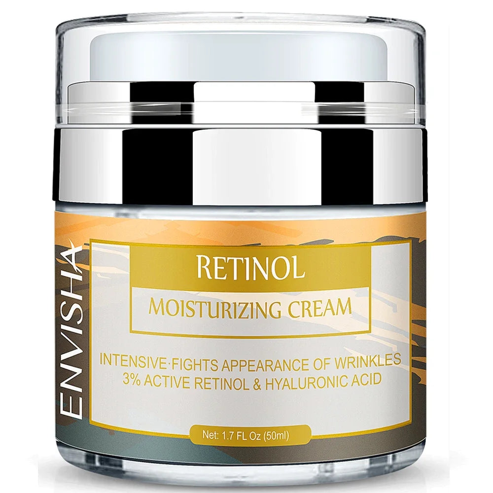 ENVISHA Retinol & Collagen Anti-Aging Face Cream 50ml – Whitening, Pore Refining, Wrinkle Reduction & Deep Hydration | CPNP Certified