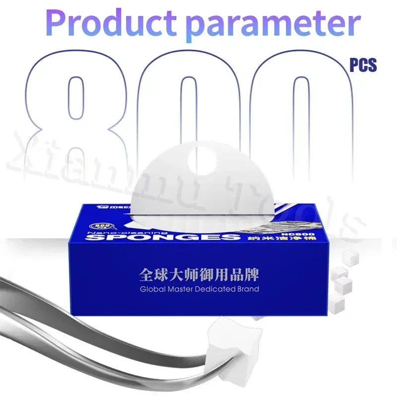 Mechanic NC800 Suit Nano Cleaning Sponge for Cleaning Motherboard Screen Camera PCB Soldering Solder Flux Oil Cleaning Sponge