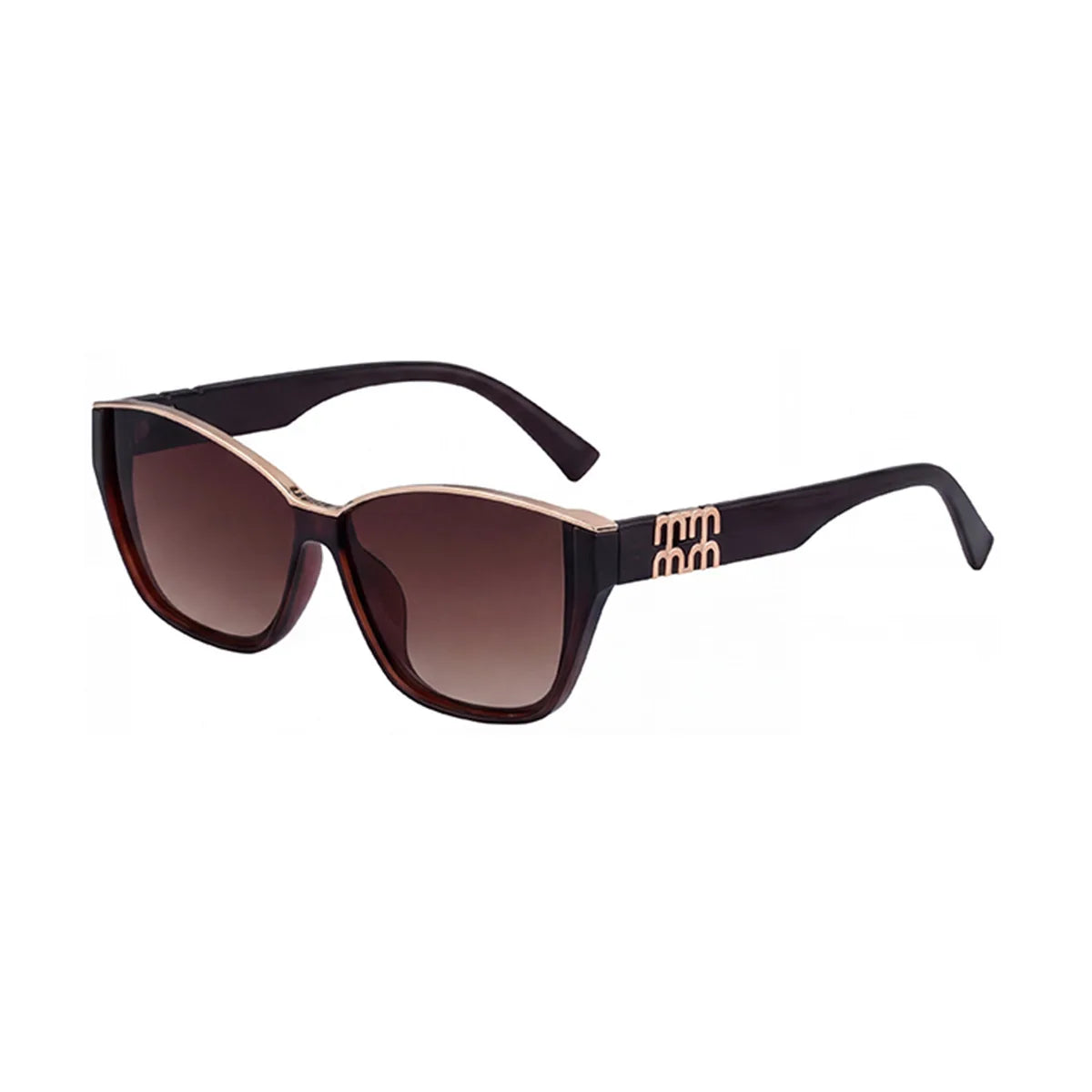 Cat Eye Sunglasses for Women — Metal Temple Detail, UV Shades