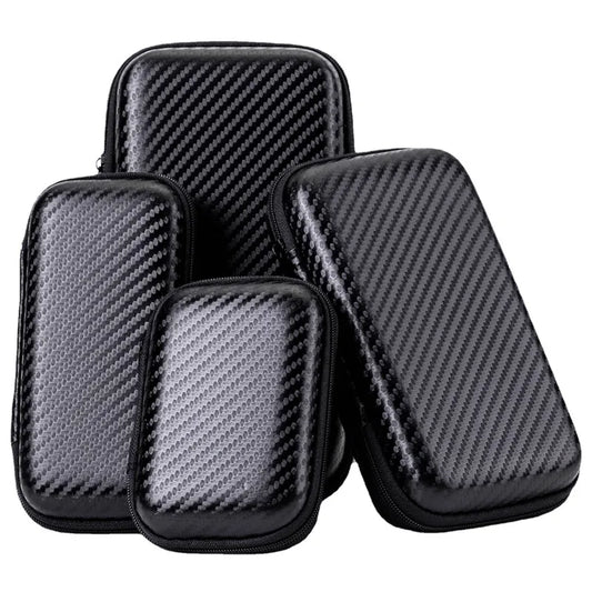1/2Pcs Portable Eva Storage Bag Zipper Pouch Mobile Hard Disk Bag U Disk Data Cable Storage Mobile Phone Charger Protection Bag