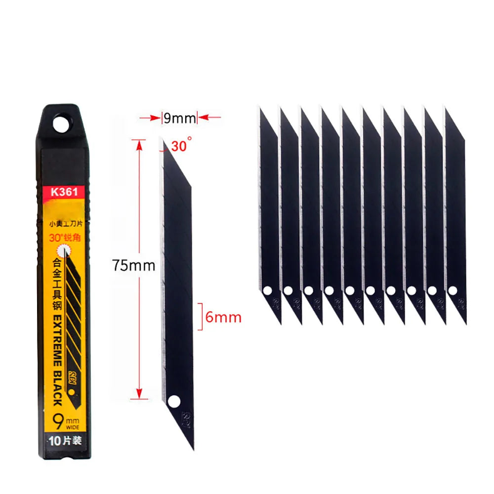 Vinyl Utility Knife Anti Shaking Car Stickers Decals Blade Cutter Knife PPF Film Window Tint Craft Cutting Line Paper DIY Tool