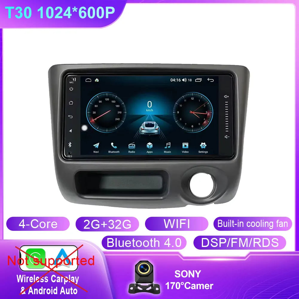 Android Car Stereo for Toyota Vitz, Yaris & Echo (1999–2005) — CarPlay, Android Auto, GPS Navigation