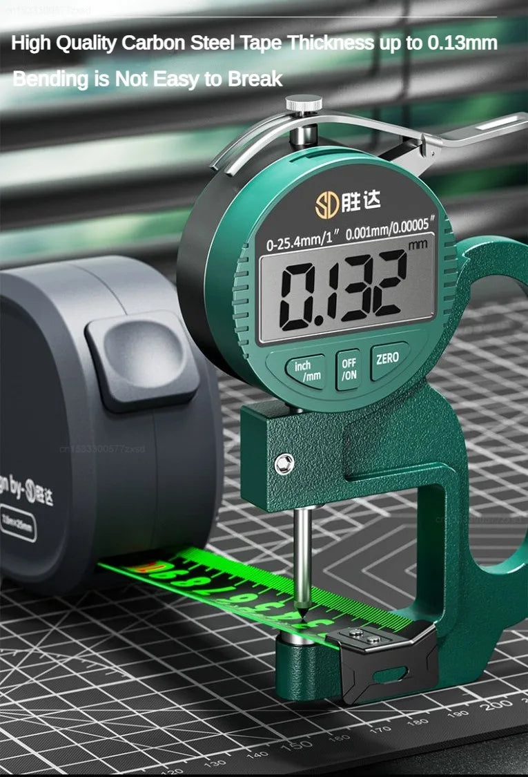Mijia Tape Measure Self-locking Steel Tape 10m Portable Woodworking Measure Gauging Tool Retractable High Precision Meter Ruler
