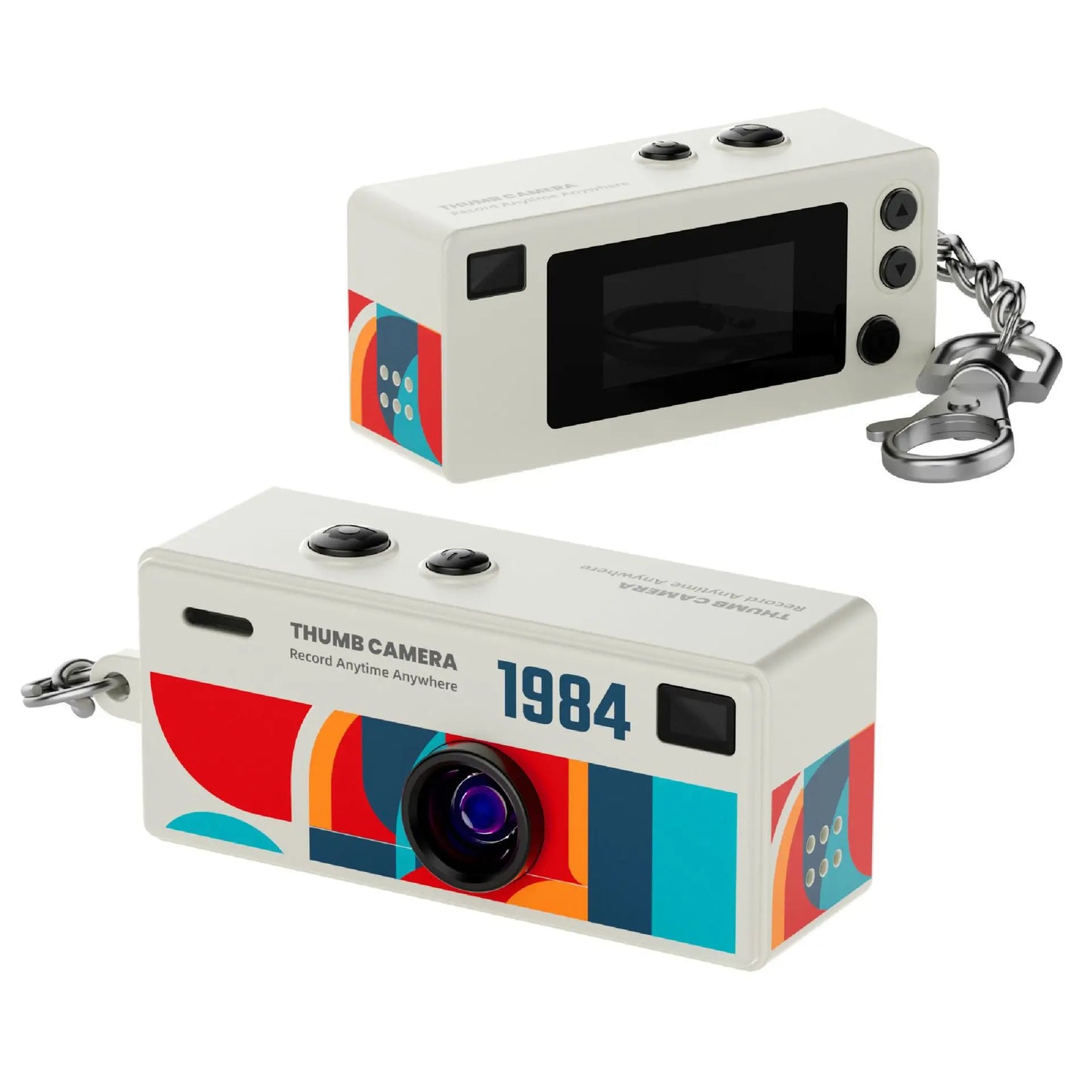 G6 Retro Keychain Camera — 1080P Wide Angle Mini Camera with Flash