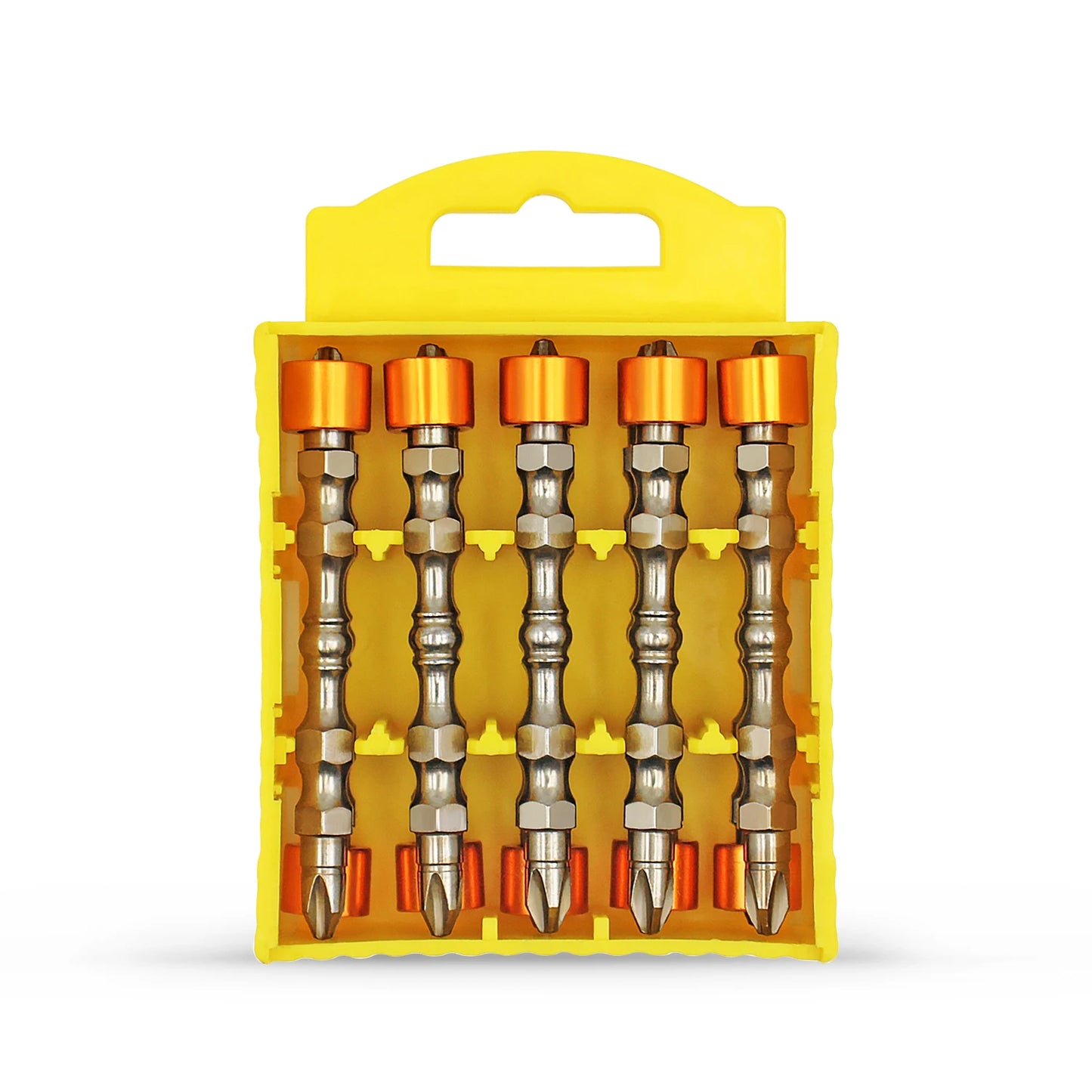 PH2 Hardness 65/110mm Screwdriver Bit Double Cross Head Hexagonal Handle Electric Screwdriver with Magnetic Ring Screwdriver Set