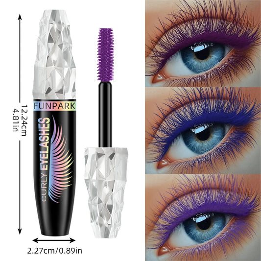 5D Mascara with Big Eyes Waterproof Thickening Lengthening Curling Liquid Fiber Mascara Eyelash Extension Makeup Gifts for Women