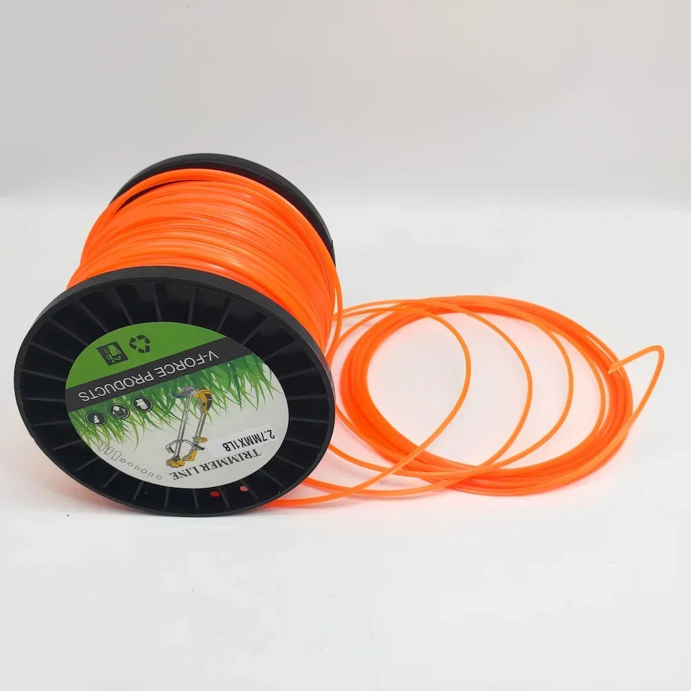 TSES 2.4mm~4mm Brush Cutter Sharp Rope 46m~130m Grass Mower Pentagram Nylon Mowing Strimmer Trimmer Line Weed Whacker Line