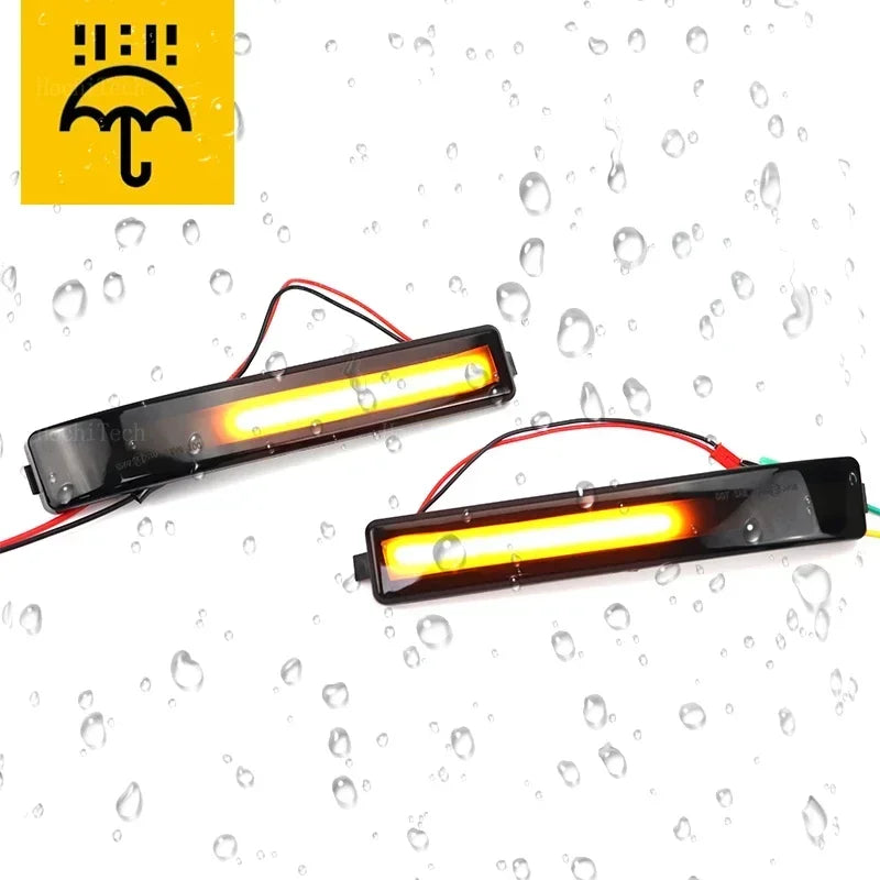 Smoked LED Dynamic Turn Signal Mirror Lights for Ford F-150 Raptor 2010–2014