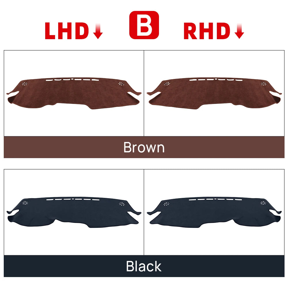 For Toyota CHR C-HR CH R 2016 2017 2018 2019 2020 2021 2022 2023 Car Dashboard Mat Sun Shade Non-Slip Pad Cover Accessories