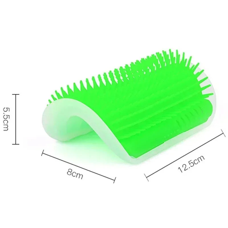 Cat Corner Scratcher with Catnip Self Grooming Toy for Scratching Relieving Boredom Supplies Durable Interactive Wall Mountable