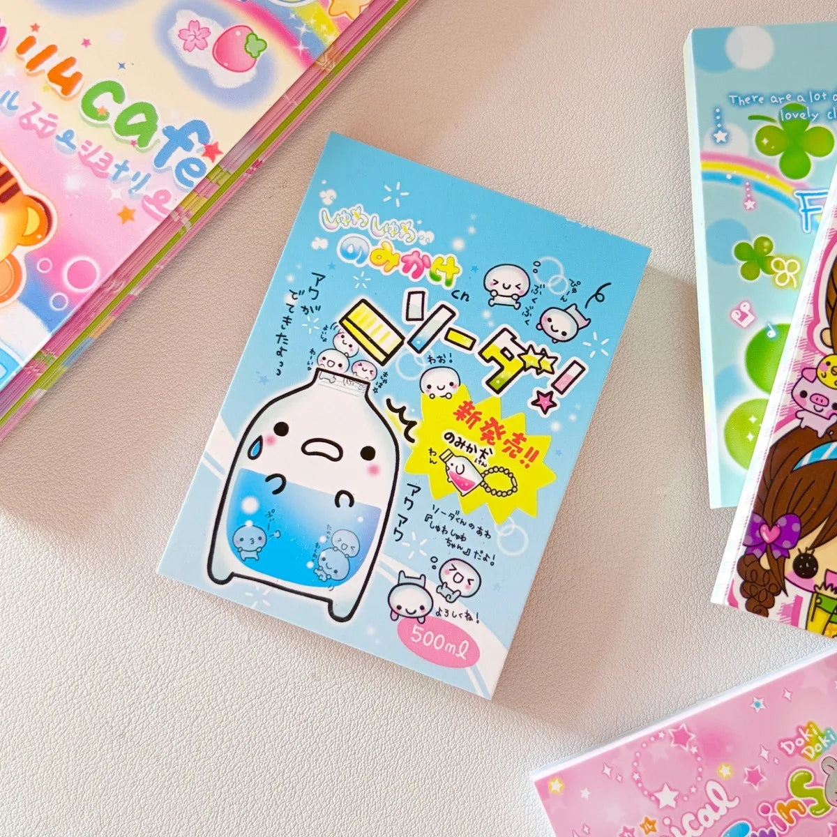 Japanese Retro Cute Showa Style Memo Pads Non Adhesive Journaling Decorative Paper 70 Sheets Each