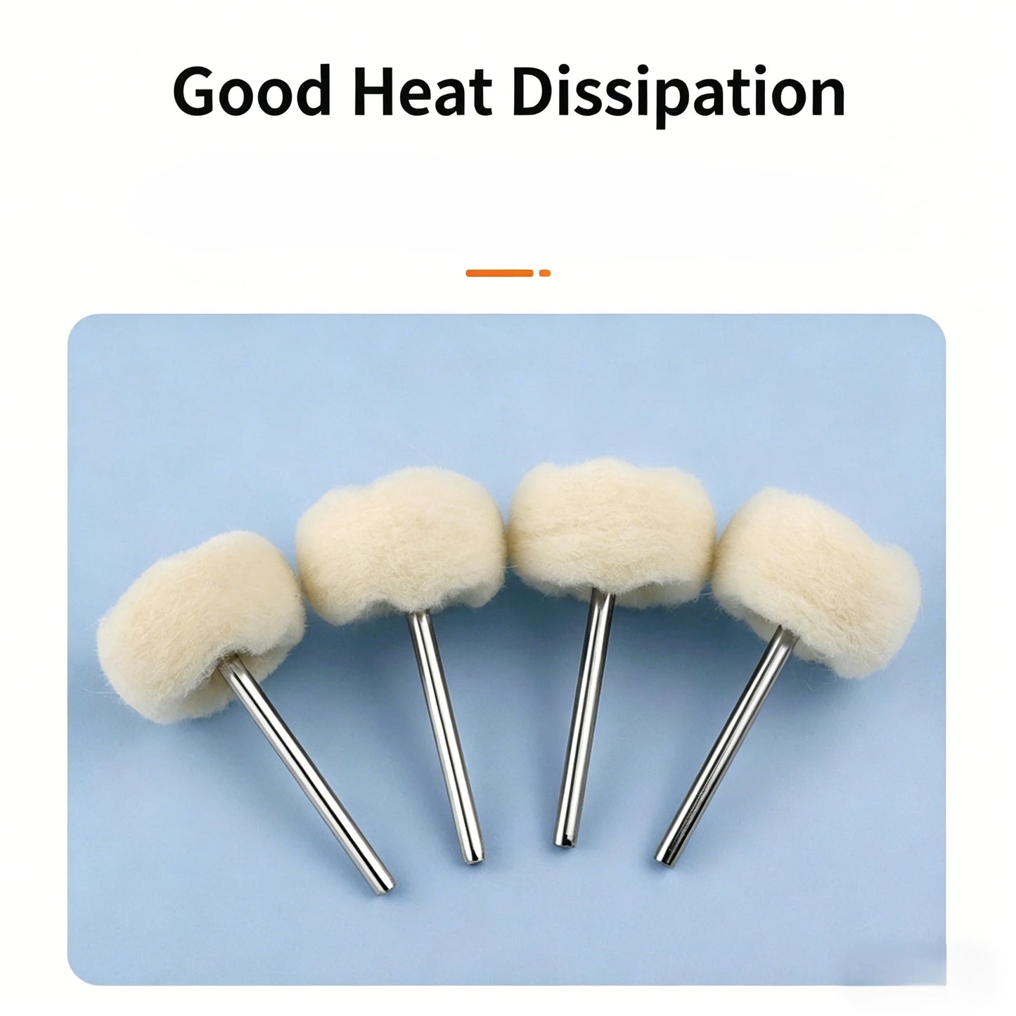 10Pcs Mini grinding sanding head abrasive disc felt 3mm Shank buffing wheels metal Polish Brush Drill Rotary Tool Accessories