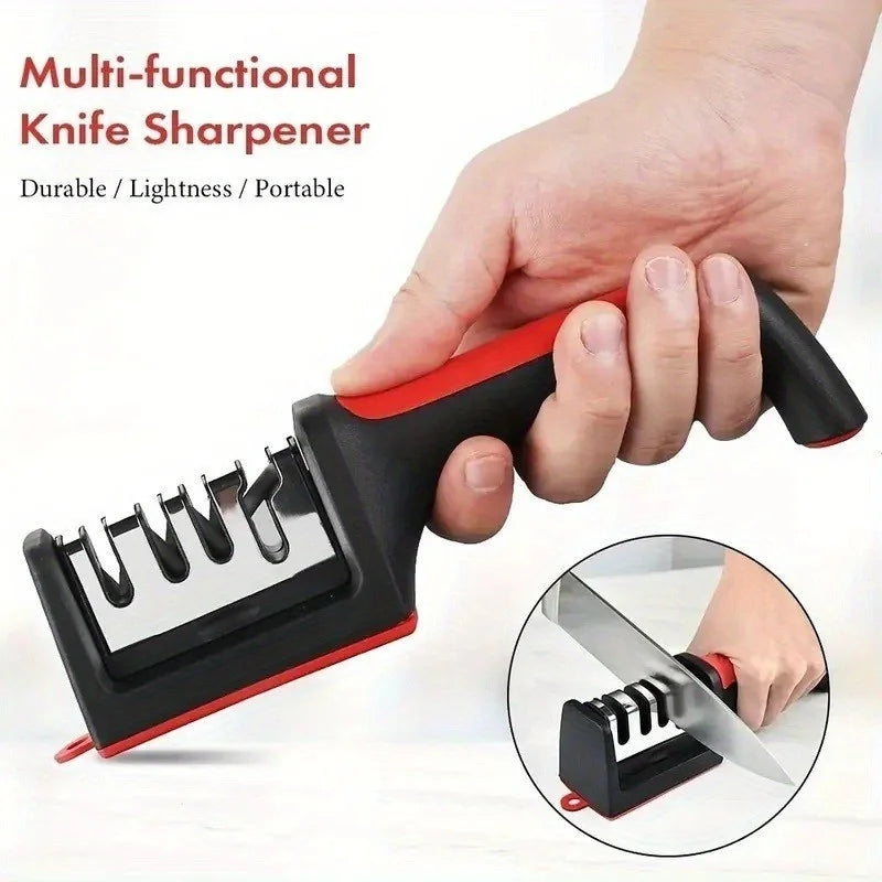 1-Pack Knife Sharpener Tool - Super Bowl Prep Edge Maintenance for Slicing Meats & Vegetables
