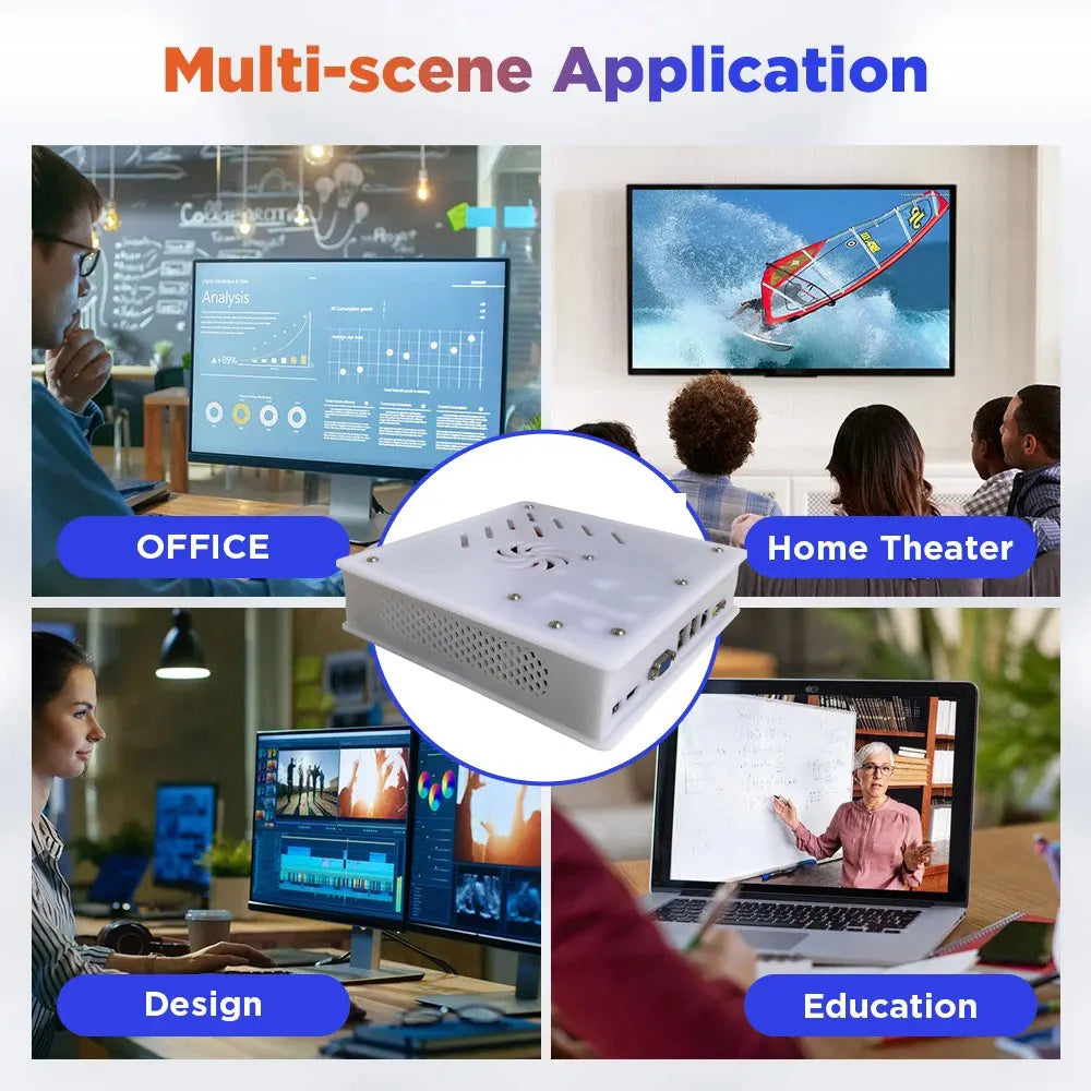 X8 Mini PC Game Console — i3 CPU, 1TB, 4K HD, 60 Emulators, Plug-and-Play TV Console