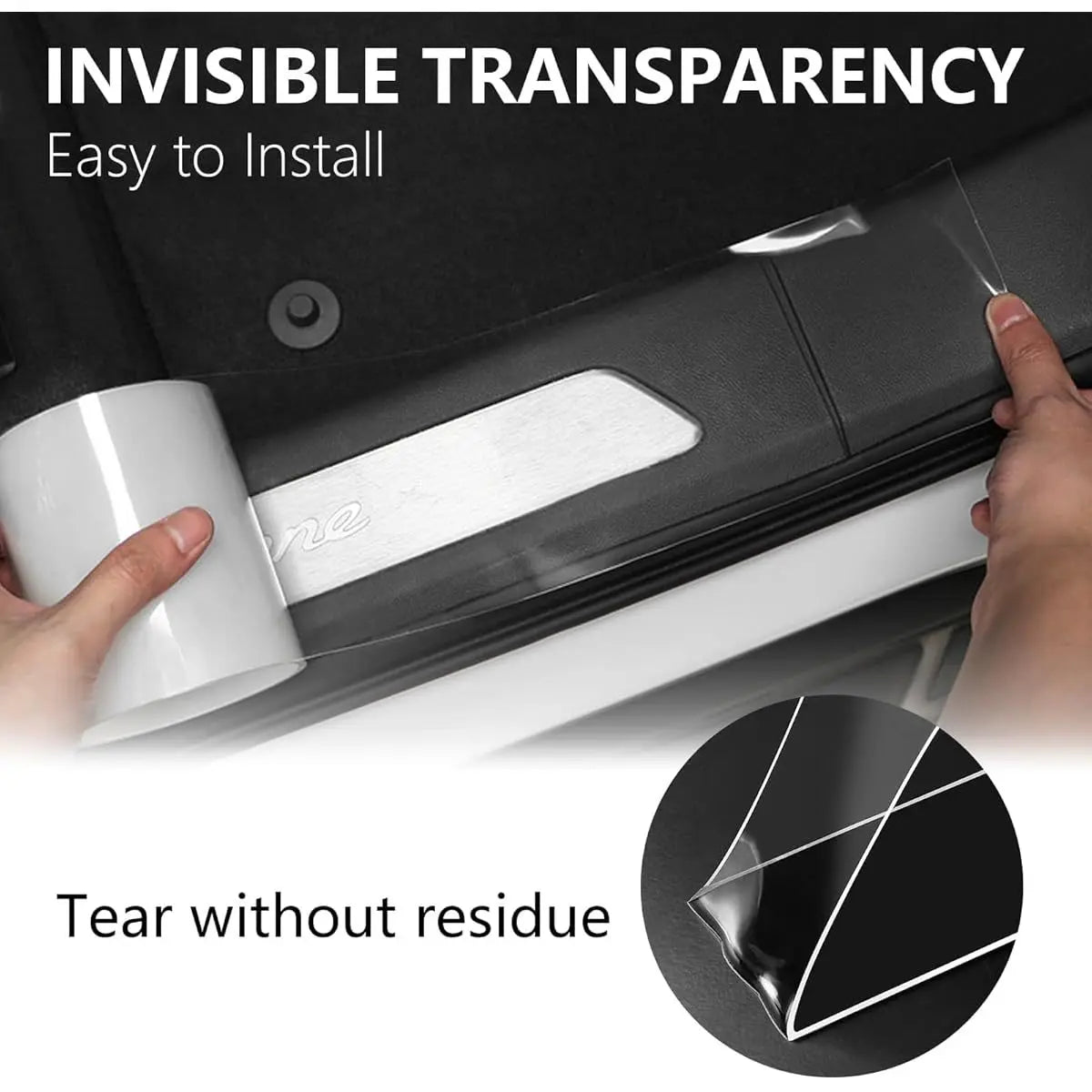 Transparent Car Door PPF Protector Film Wrap Vinyl Stickers Anti Scratch Tape Protection Covering Sticker Protective Auto Body