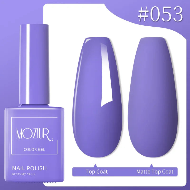 Colorful Hot Sale Uv Gel Nail Polish Set Soak Off Gel Nail Polish 15ml Professional Nail Gel Polishes