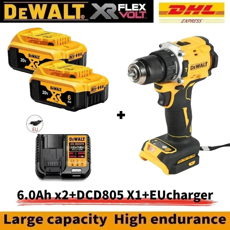 DEWALT DCD805 20V MAX Brushless Cordless Impact Drill Electric Screwdriver Multi-Function Hand Drill Tool .
