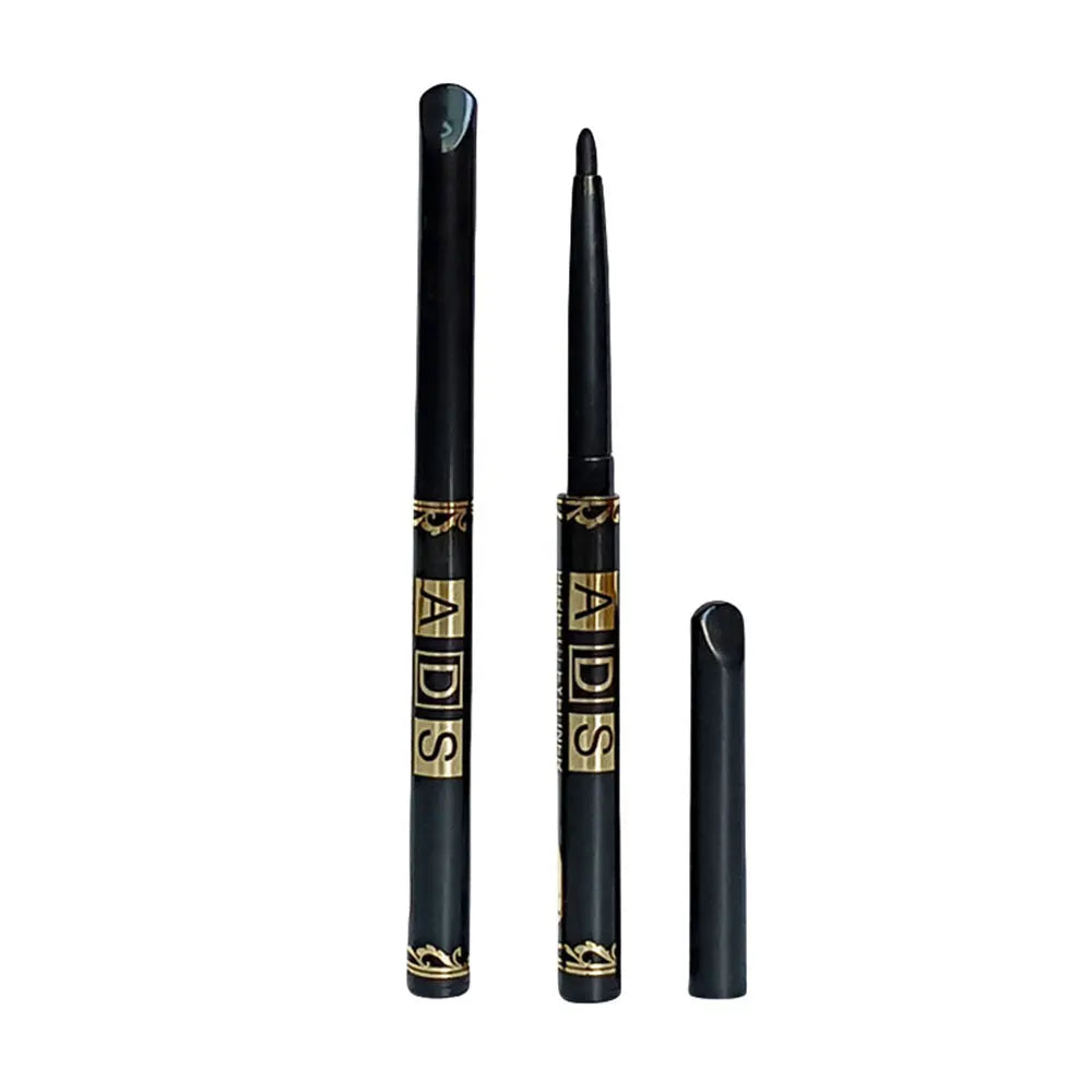 Davis Waterproof Black Eyeliner Pencil – Long-Lasting, Smudge-Proof & Sweat-Resistant | Bold Eye Makeup | Set of 3 or 9