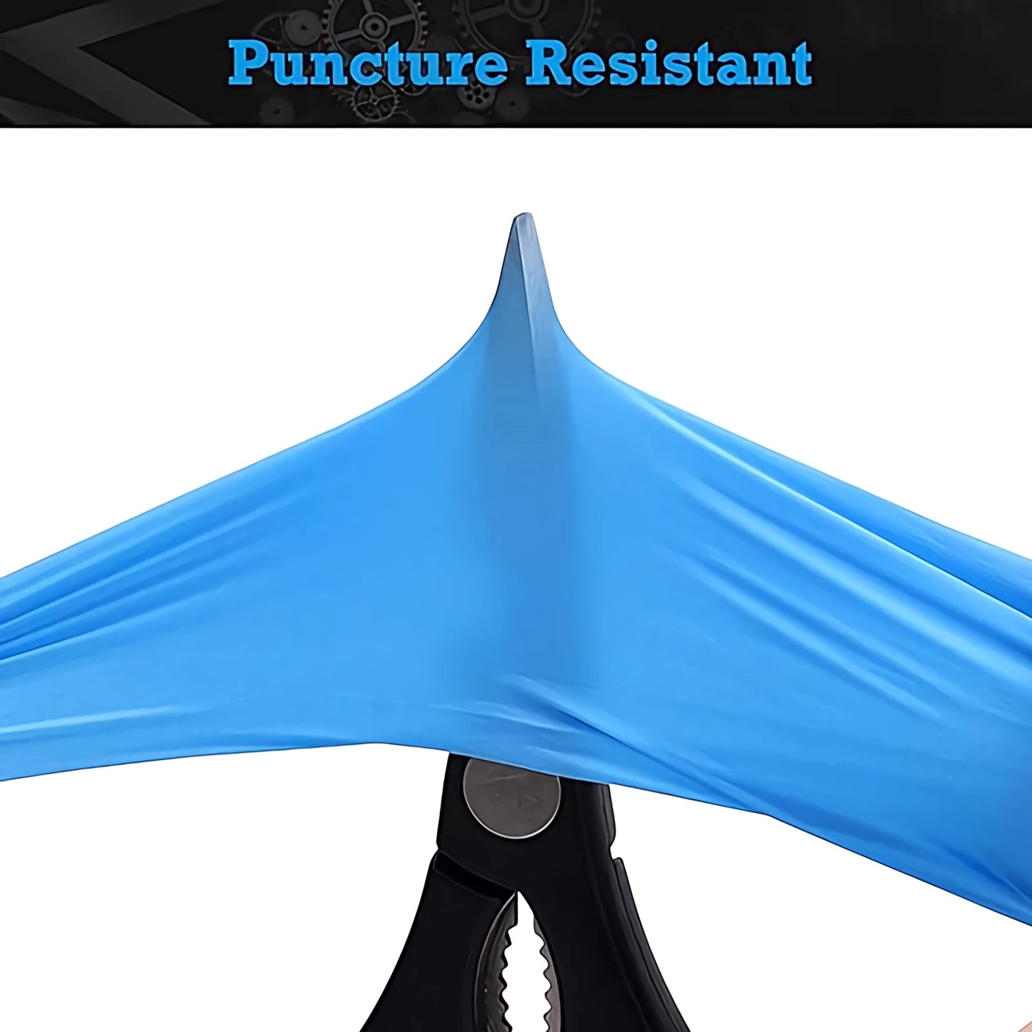 100PCS Disposable Nitrile Gloves, Blue Puncture Resistant & High Elastic, Textured for Dish Washing, Baking, Protection