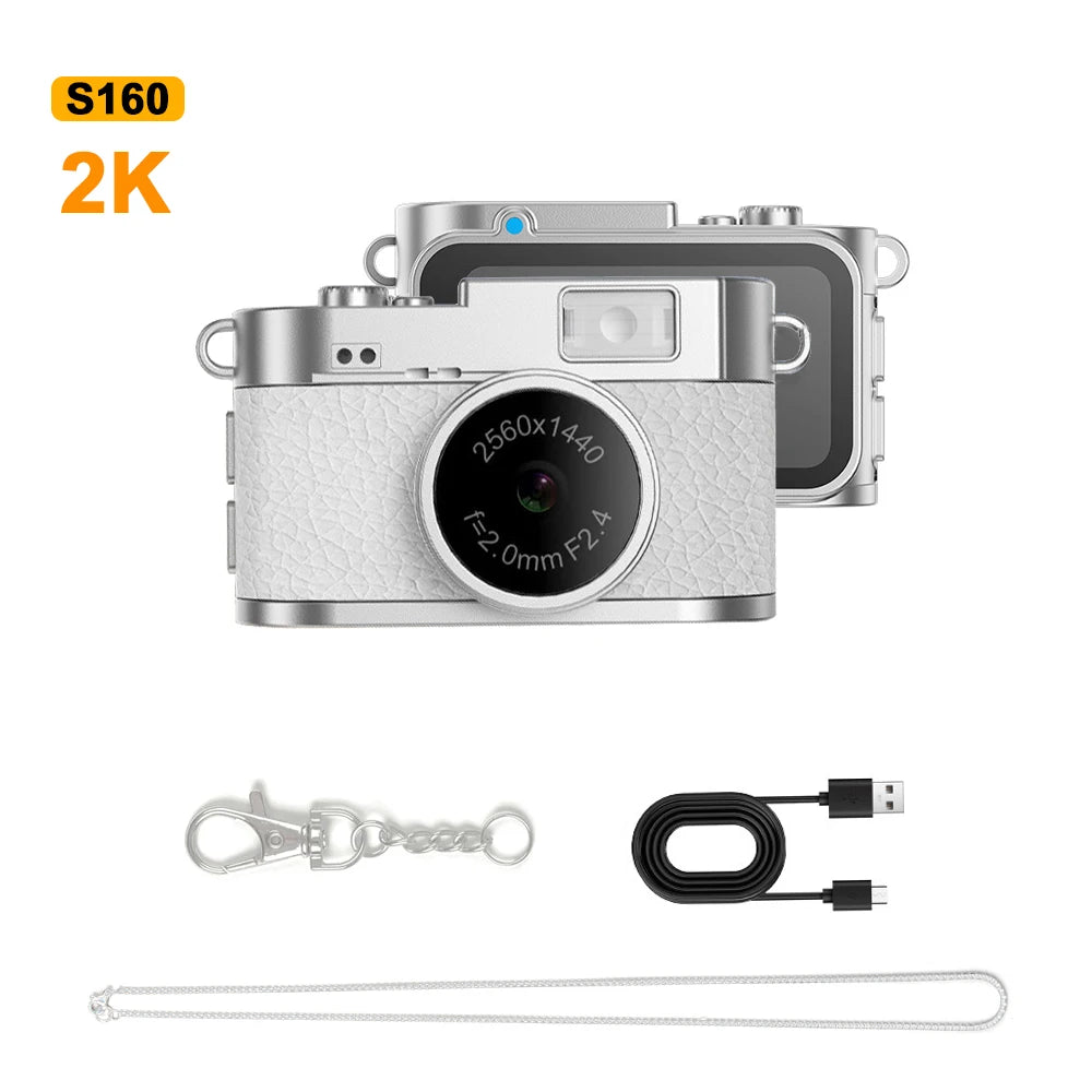 S150 Retro Mini Camera — 1080P/2K Digital Camera with Screen