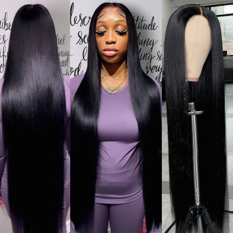 32 Inch 18A Bone Straight Human Hair Bundles 3/4 Bundles Hair 100% Raw Human Hair Bundles Deal Brazilian Virgin Hair Extensions