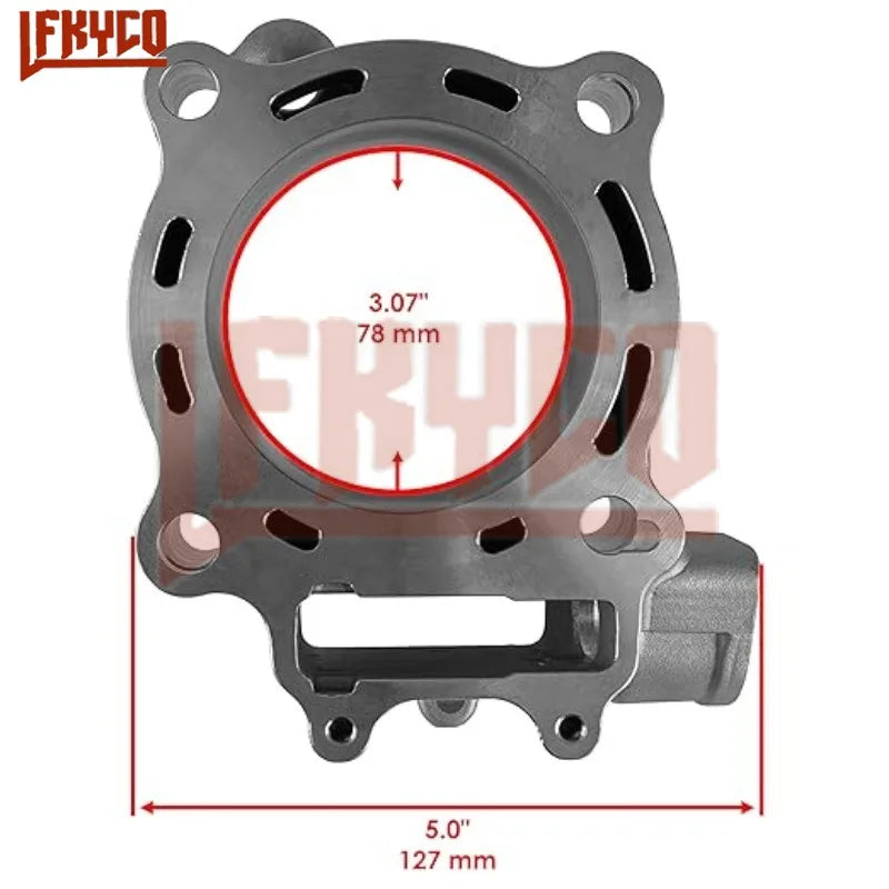 Motorcycle Accessories 78mm Engine Parts Cylinder Kit 250CC Motor for Honda CRF 250F 250R 250X CRF250R CRF250X CRF250F Motoblock
