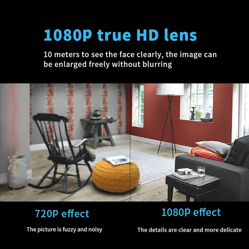 1080P Mini WiFi Home Camera — Motion Detection & Remote Monitor