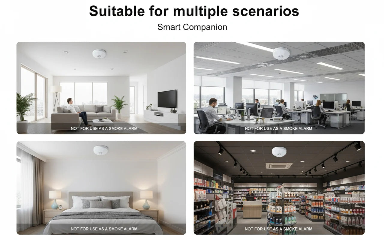 Mini 1080P Security Camera — WiFi Ceiling Monitor for Home & Office